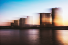 Afbeelding in Gallery-weergave laden, Fine art print Boy Kortekaas Eilandje Antwerpen zonsondergang