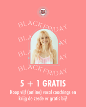 Afbeelding in Gallery-weergave laden, BLACK FRIDAY VOCAL COACHING 5+1
