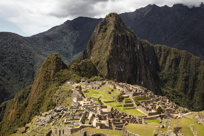 Fine art print Boy Kortekaas Machu Picchu, de ruïne van de Inca stad in Peru.